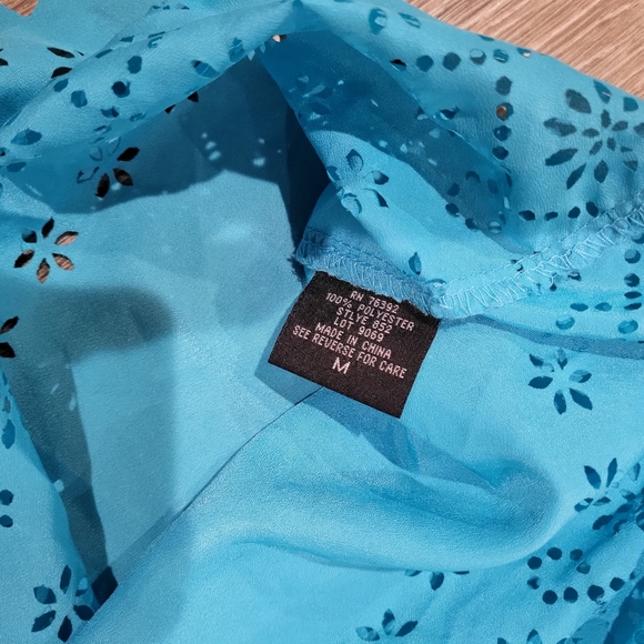 SNAP blue ruffle sundress - Picture 6 of 7